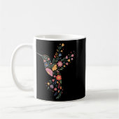 Subtile Anti Trump Floral Hummingbird Hidden Messa Kaffeetasse (Links)