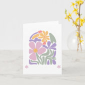 Subtile Anti Trump Karte (Gelbe Blume)
