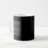 Subtile Anti-Trump versteckte Botschaft Sarkastisc Kaffeetasse (Vorderseite Links)