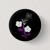 Subtile asexuelle Blume Button (Vorderseite)