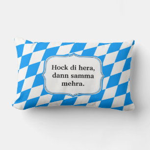 Subtile Bairische auf Baumwolle Lendenkissen