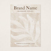 Subtile Blatt Elfenbein hellbraune, hellbraune Gra (Vorderseite)