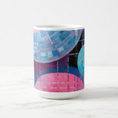 Subtile Blautöne in Abstrakten Kaffeetasse (Mittel)