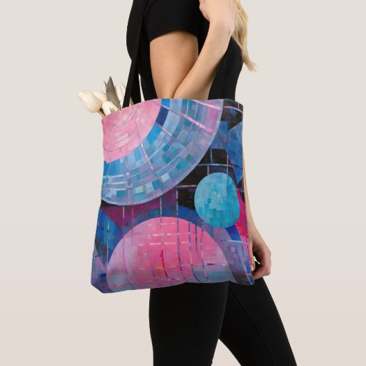 Subtile Blautöne in Abstrakten Tasche (Von Nahem)