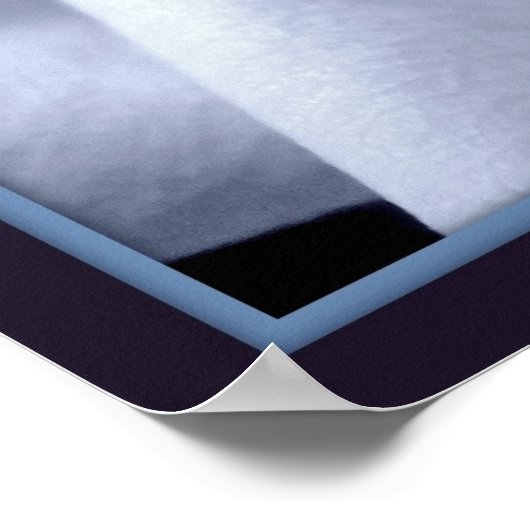 Subtile Blues Poster (Ecke)