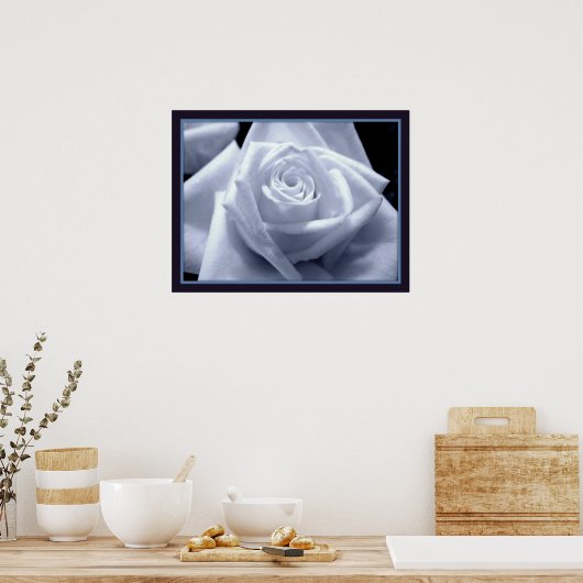 Subtile Blues Poster (Küche)