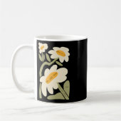 Subtile Blume Kamala Harris Boho Floral 1 Kaffeetasse (Links)