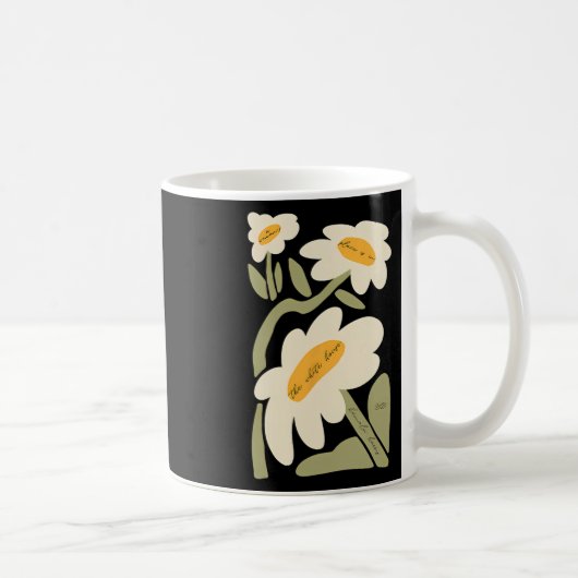 Subtile Blume Kamala Harris Boho Floral 1 Kaffeetasse (Rechts)