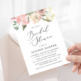 Subtile Blüten | Florale Brautparty Einladung