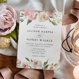 Subtile Blüten | Hochzeit Einladung