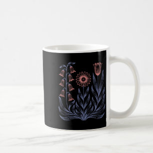 Subtile Boho-Blumen Anti-Trump-Kamala-Harris-Wähle Kaffeetasse