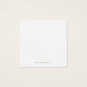 Subtile Bokeh Stuhl Earring Display Card (Rückseite)