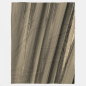 subtile braune Streifen Fleecedecke (Vorderseite)