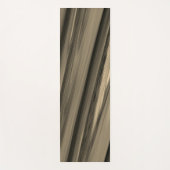 subtile braune Streifen Yogamatte (Vorderseite)