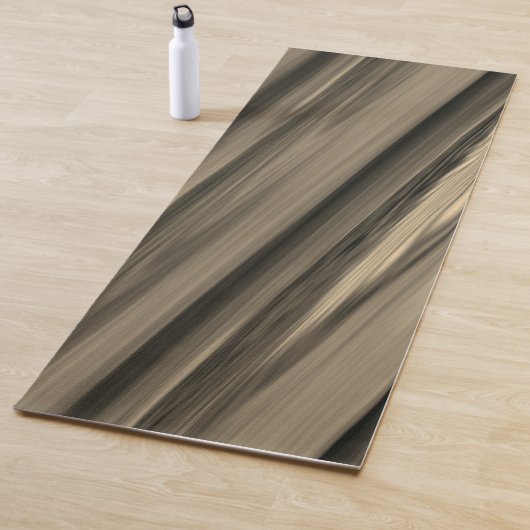 subtile braune Streifen Yogamatte (Beispiel)