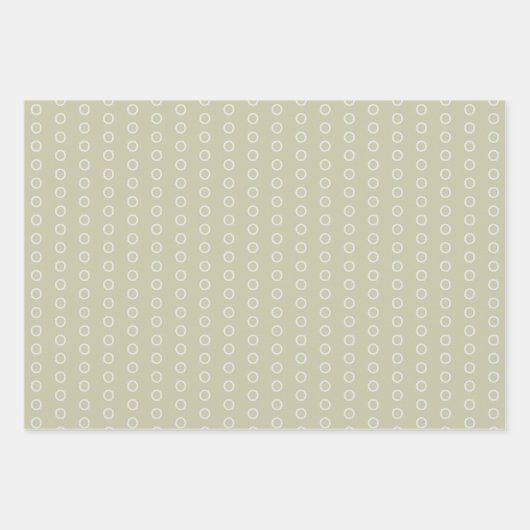 Subtile Circles Geschenkpapier Set (Vorderseite)