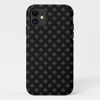 Subtile Clubs - Dunkelgrau auf schwarz Case-Mate iPhone Hülle