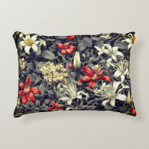 Subtile Color Wild Honeysuckle Print Dekokissen