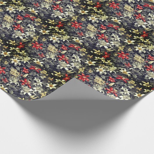 Subtile Color Wild Honeysuckle Print Geschenkpapier (Ecke)