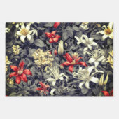 Subtile Color Wild Honeysuckle Print Geschenkpapier Set (Vorderseite 3)