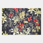 Subtile Color Wild Honeysuckle Print Geschenkpapier Set (Vorderseite)