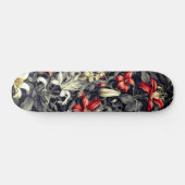 Subtile Color Wild Honeysuckle Print Skateboard (Horizontal)