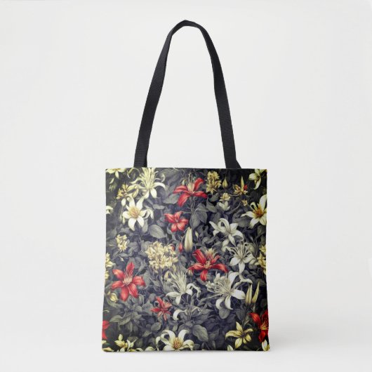Subtile Color Wild Honeysuckle Print Tasche (Vorderseite)