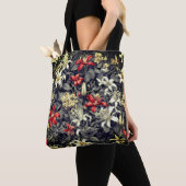 Subtile Color Wild Honeysuckle Print Tasche (Von Nahem)