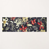 Subtile Color Wild Honeysuckle Print Yogamatte (Vorderseite (Horizontal))