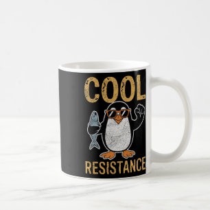 Subtile Coole Widerstandskraft - Pinguin - Protest Kaffeetasse