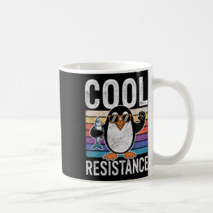 Subtile Coole Widerstandskraft - Pinguin - Protest Kaffeetasse