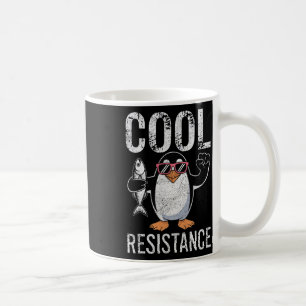 Subtile Coole Widerstandskraft - Pinguin - Protest Kaffeetasse