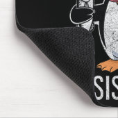 Subtile Coole Widerstandskraft - Pinguin - Protest Mousepad (Ecke)