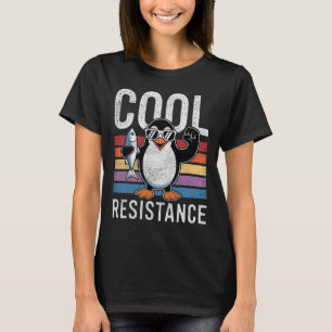 Subtile Coole Widerstandskraft - Pinguin - Protest T-Shirt
