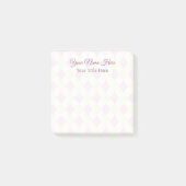 Subtile Diamond-Gemusterte Notizen (Vorderseite)