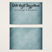 Subtile Distressed Aquamarin Date Night Suggestion (Vorne & Hinten)