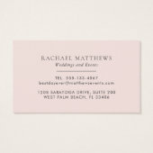 Subtile Elegance Pink Feminine Floral (Rückseite)