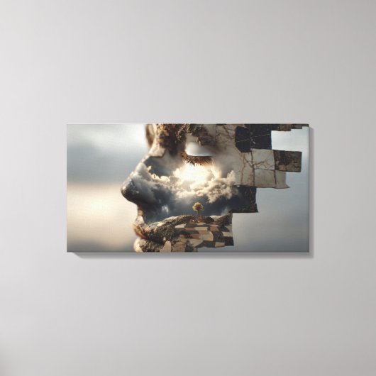 subtile Erscheinung Leinwanddruck (Vorderseite)