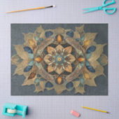 Subtile Farbe Mandala Dekodipage Seidenpapier (Basteln)