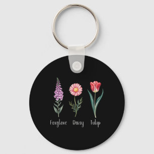 Subtile Florale 8647 Trump Blumen Fingerhut Gänseb Schlüsselanhänger
