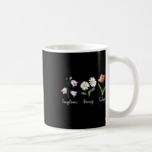Subtile florale Anti-Trump-Foxglove-Daisy-Tulpen-F Kaffeetasse