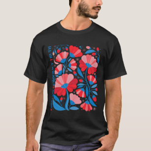 Subtile Freiheit Demokratie Wahrheit Boho Floral 4 T-Shirt