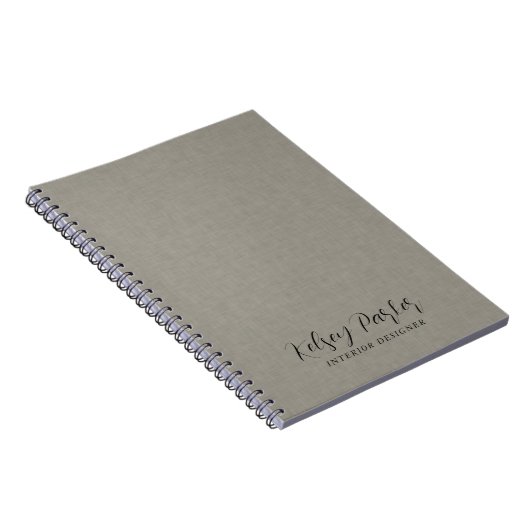 Subtile Gewebe Textur individuell anpassbares Note Notizblock (Rechte Seite)