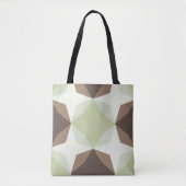 Subtile Green Diamond Motif Tasche (Vorderseite)