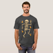 Subtile Halloween Skeleton Candy Trump Halloween C T-Shirt (Vorne ganz)