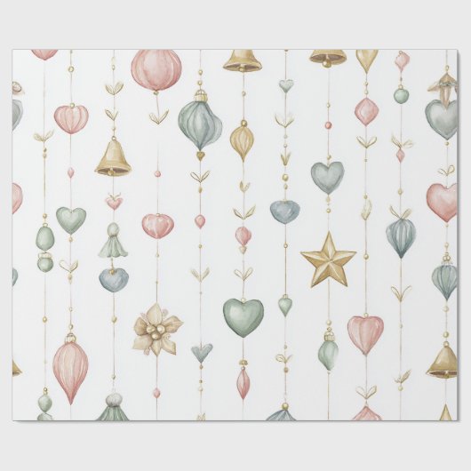 Subtile Hanging Ornament Geschenkpapier (Flach)
