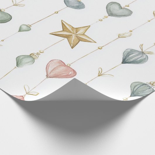 Subtile Hanging Ornament Geschenkpapier (Ecke)