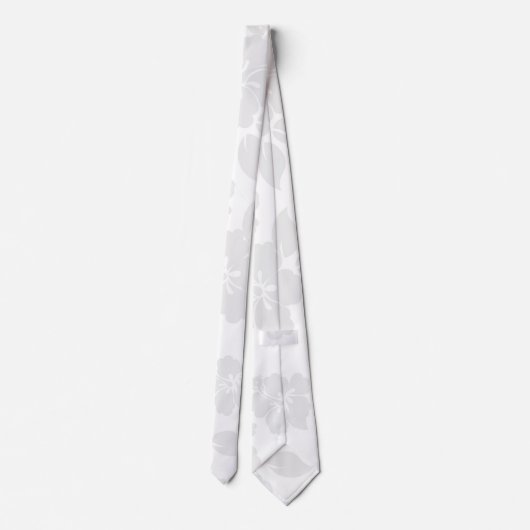 Subtile hawaiianische Muster Krawatte (Rückseite)