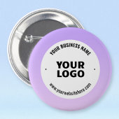 Subtile Light Lila Ombre & Your Business Logo Button