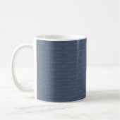 Subtile Linien auf dunklem Graublau Kaffeetasse (Links)